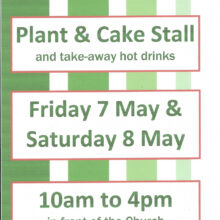 Plant and Cake Stall - Friday 7-8 May 2021 outside Chandler's Ford Methodist Church