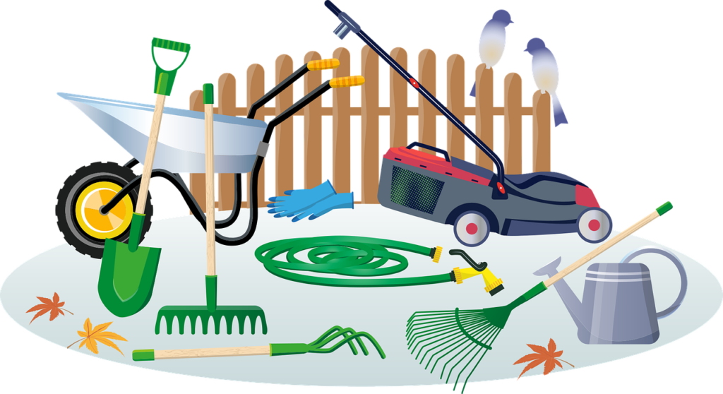 Gardening tools image by dandelion_tea from Pixabay