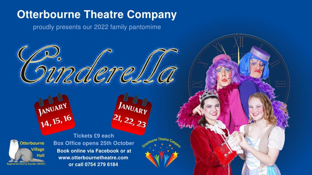 Cinderella - 2022 family Pantomime Otterbourne Village Hall