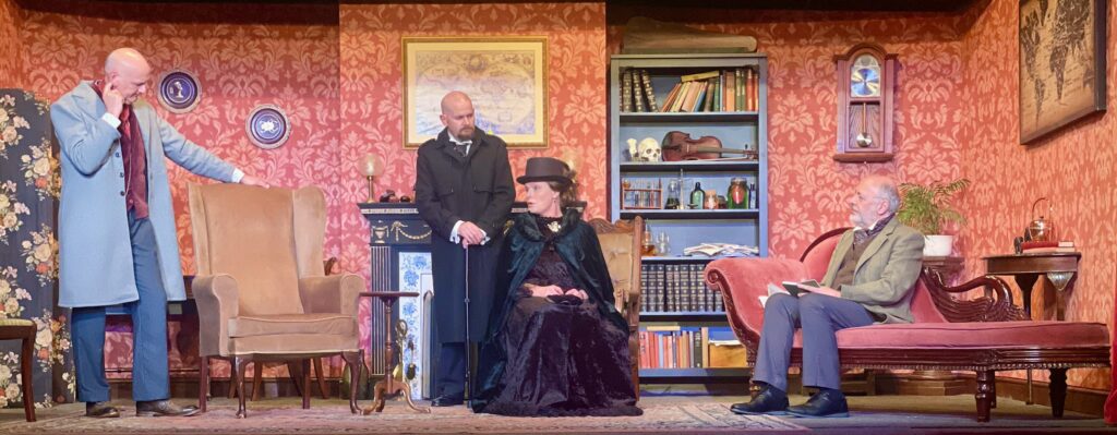 Can Sherlock solve the mystery surrounding the deaths at Mallen Hall? Image from Chameleon Theatre Company.
