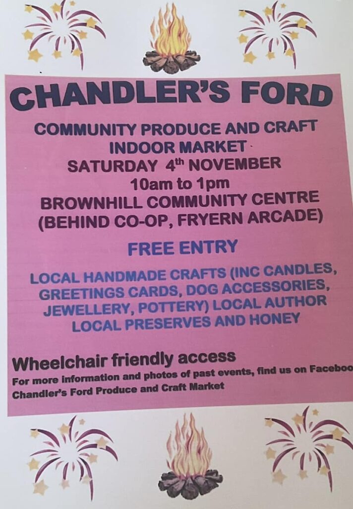 Chandler's Ford Market - Saturday 4th November 