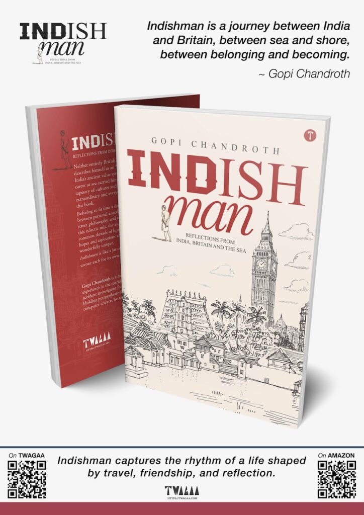 Indishman by local author Gopi Chandroth.